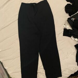 Zara dress pants/ trouser. Size L. Black. Tapered leg.